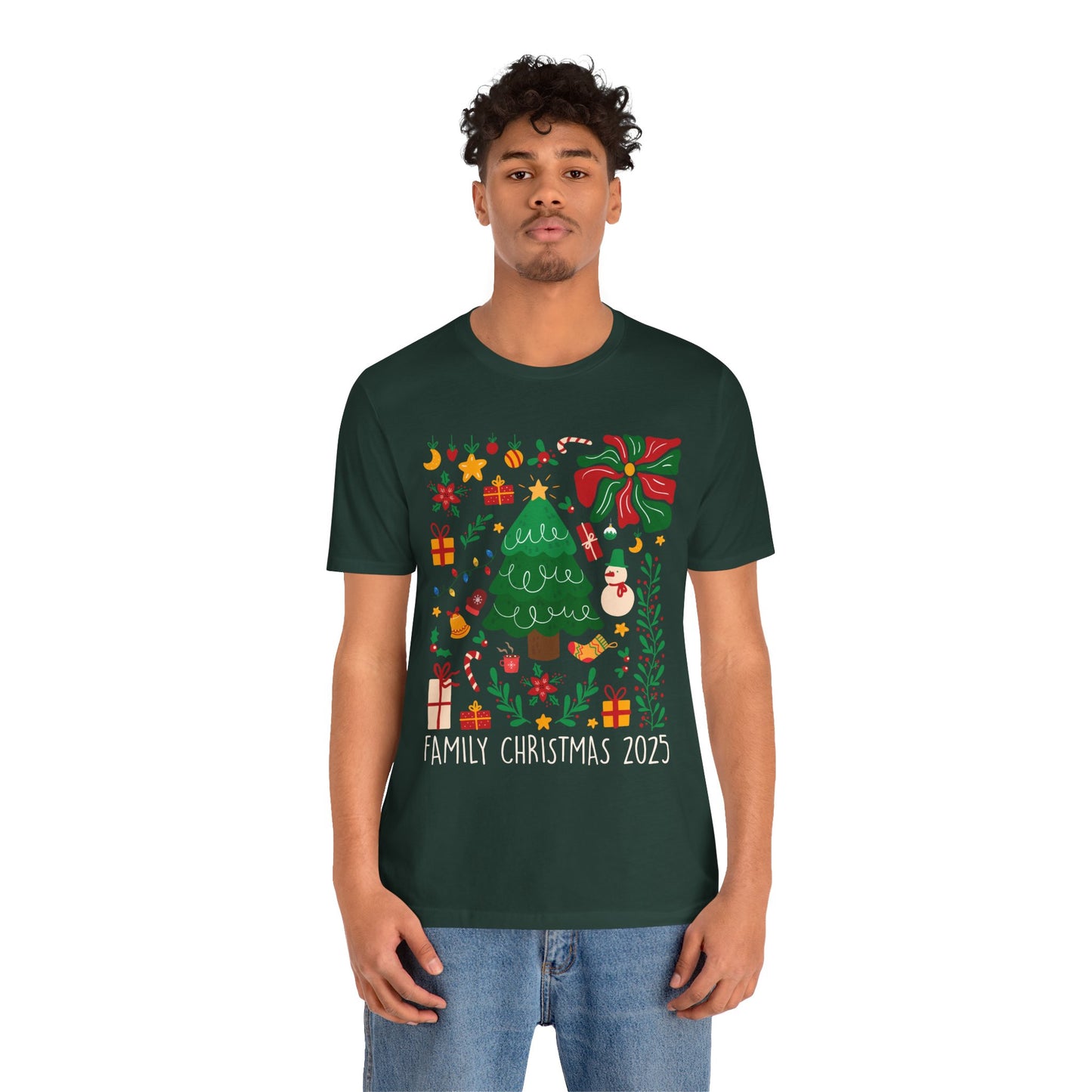 Family Christmas 2025 Shirt – Vintage Boho Holiday Family Group Shirt