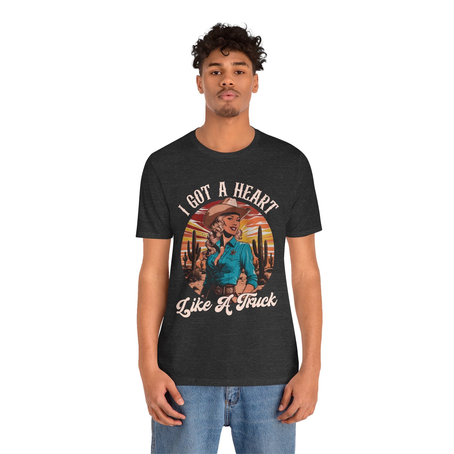 Heart Like A Truck Shirt – Christian Cowgirl Desert Western Rodeo Tee