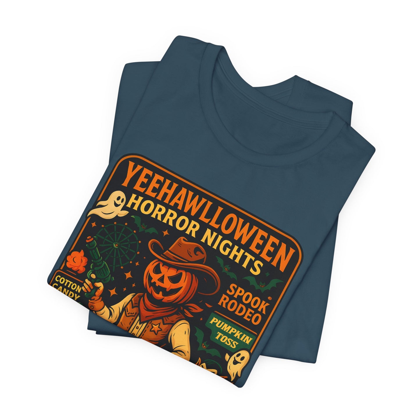 Yeehawlloween Shirt – Western Rodeo Halloween Carnival Cowgirl Cowboy Tee