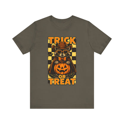 Trick or Treat Cowboy Raccoon Shirt – Cute Western Pumpkin Halloween Tee