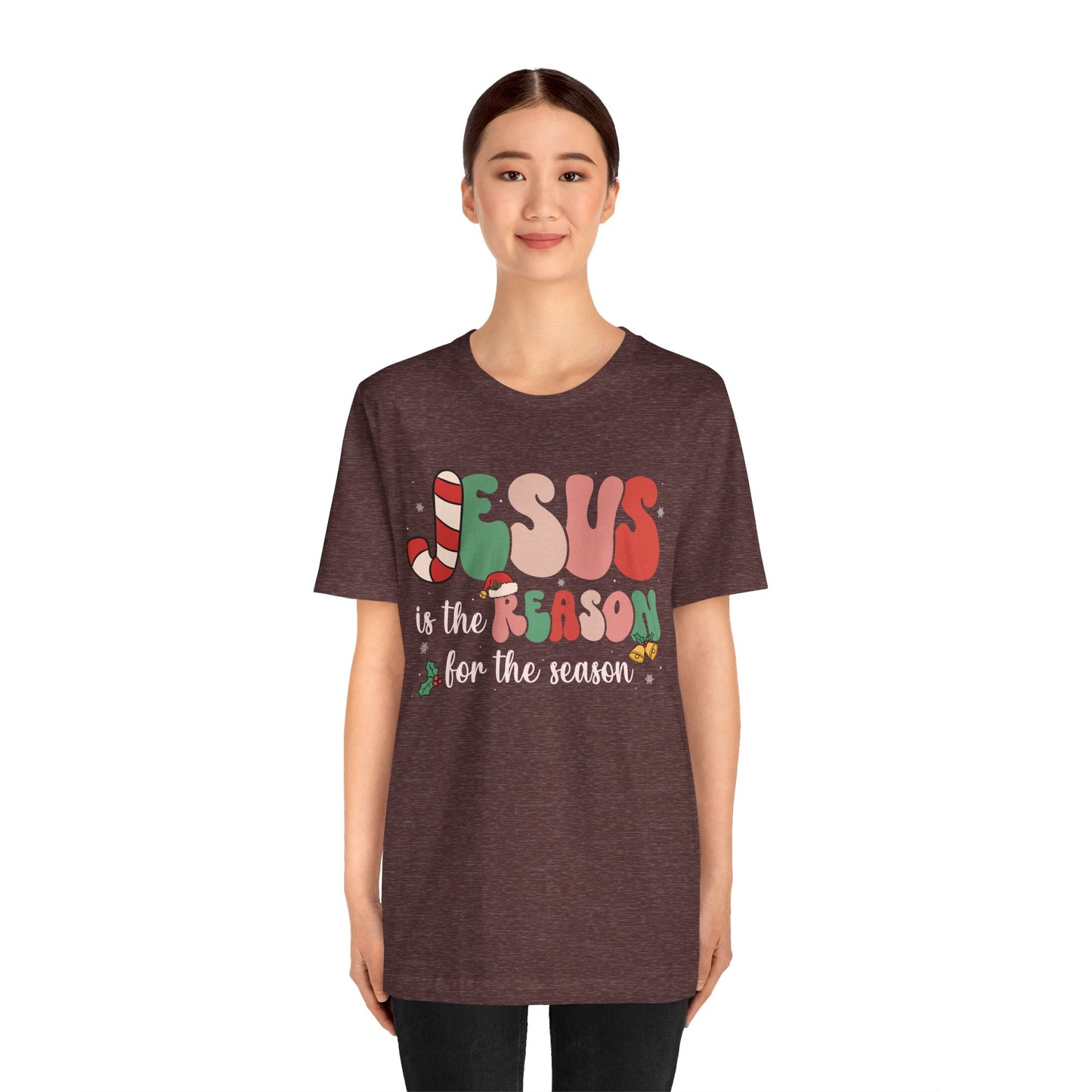 Retro Groovy Jesus Christmas Shirt – Vintage Christian Faith Holiday Tee