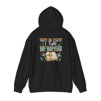 This Is How I Fight My Battles Hoodie – Bible Cross Western Christian Pullover