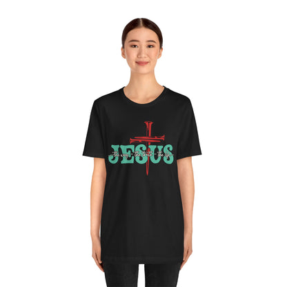 The Way The Truth The Life Shirt – Christian John 14:6 Cross Nails Scripture Tee
