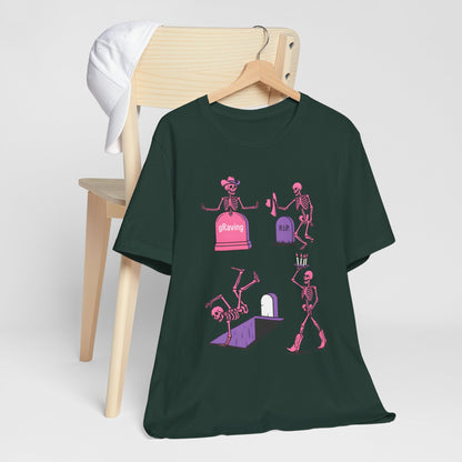 Graving Skeleton Cowgirl Shirt – Funny Western Halloween Rodeo Tee