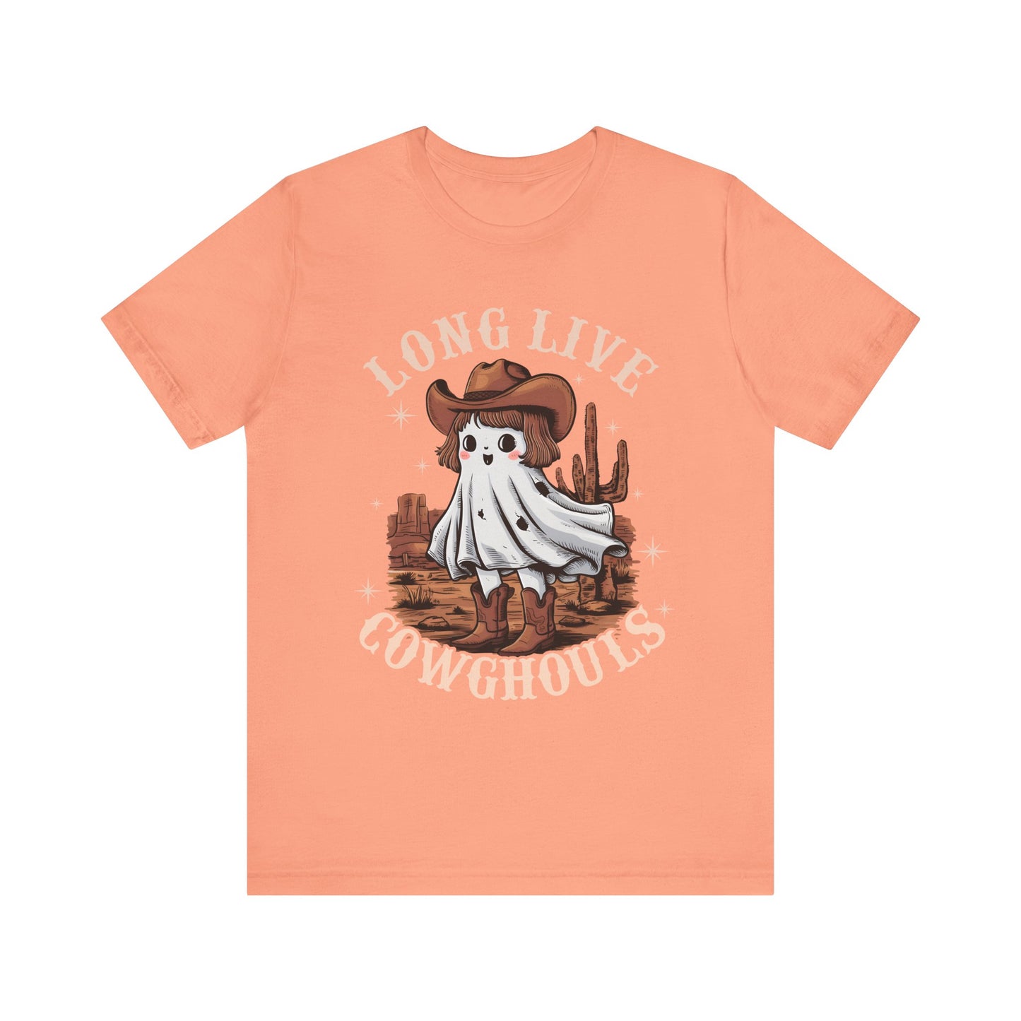 Long Live Cowghouls Shirt – Cute Western Ghost Cowgirl Halloween Tee