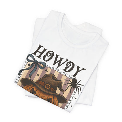 Howdy Halloween Shirt – Cute Coquette Pumpkin Western Fall Tee