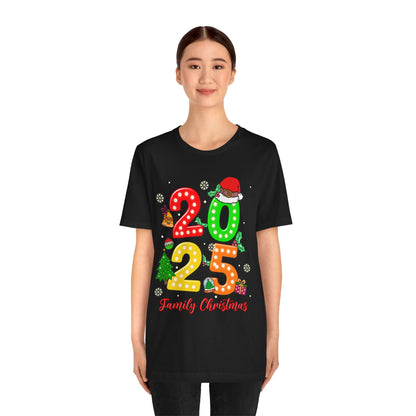 2025 Family Christmas Shirt – Cute Matching Holiday Lights Group Tee
