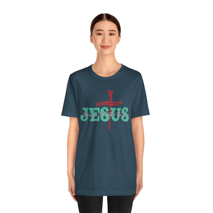 The Way The Truth The Life Shirt – Christian John 14:6 Cross Nails Scripture Tee