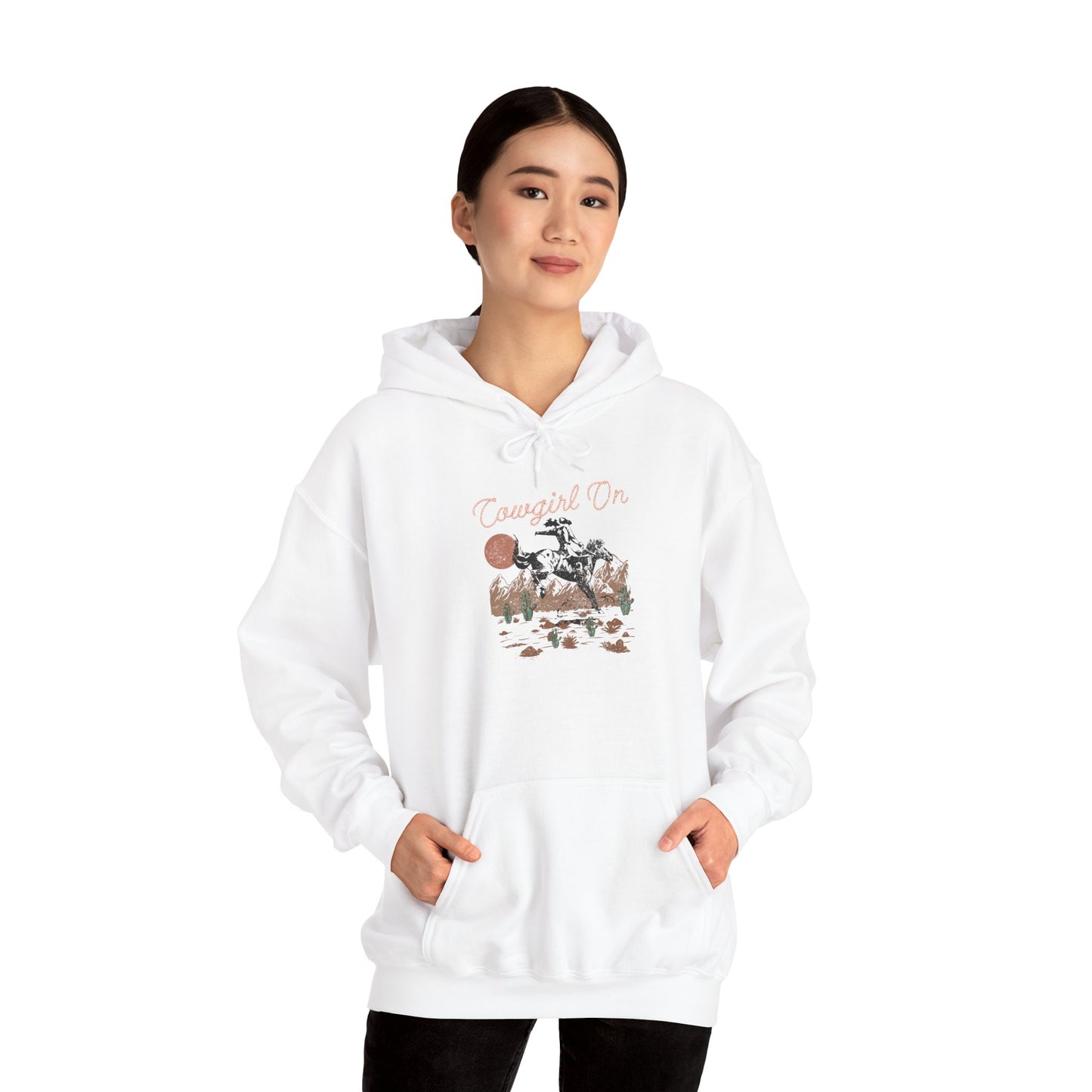 Cowgirl Howdy Hoodie – Southern Western Country Rodeo Vintage Pullover