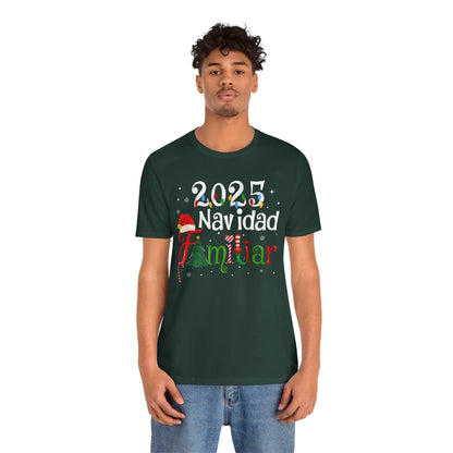 Navidad Familiar 2025 Shirt – Spanish Feliz Navidad Matching Holiday Tee