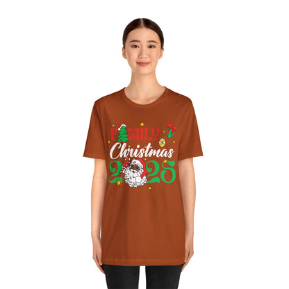 Family Christmas 2025 Shirt – Black Santa Afrocentric Matching Holiday Tee