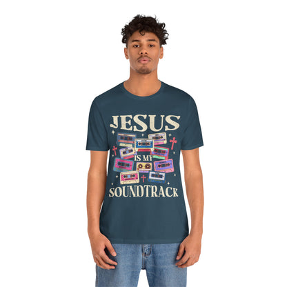 Jesus Is My Soundtrack Shirt – Christian Worship Music Faith Tee for Believers