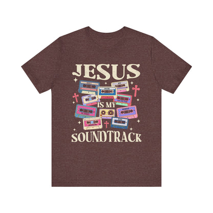 Jesus Is My Soundtrack Shirt – Christian Worship Music Faith Tee for Believers
