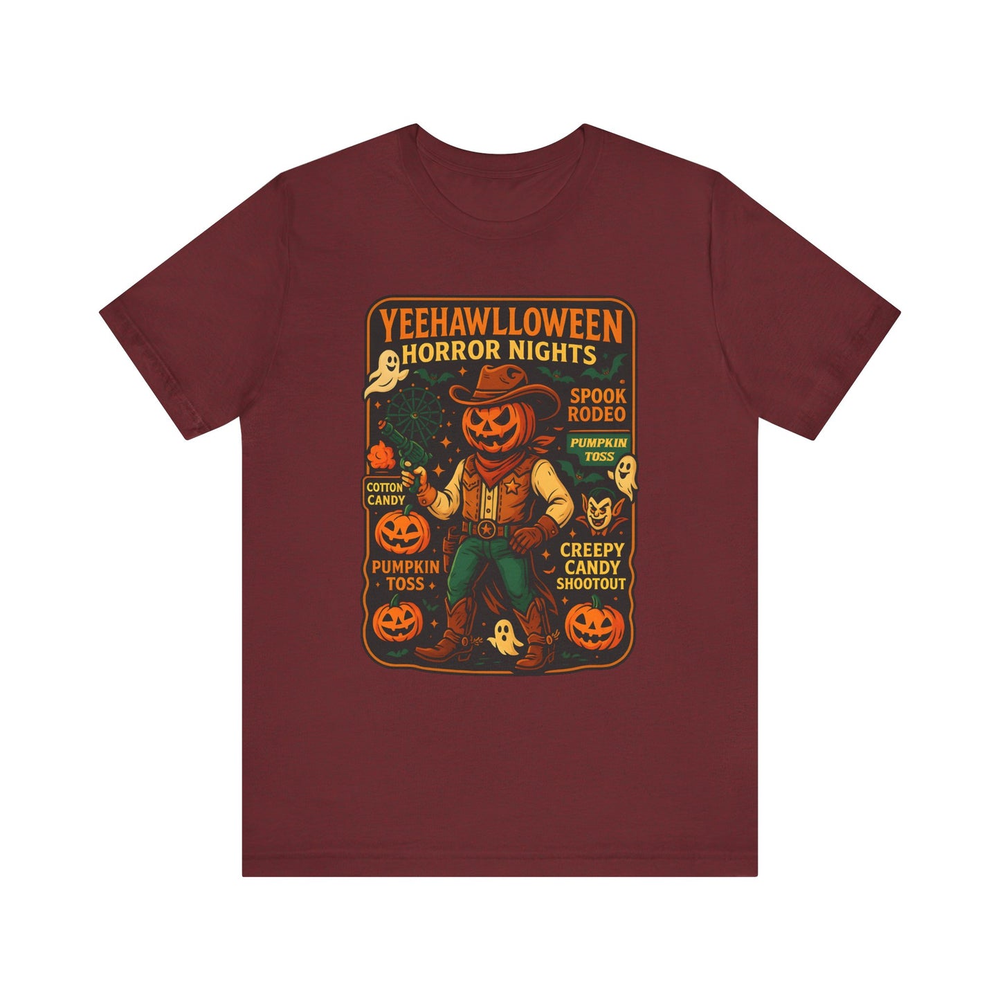 Yeehawlloween Shirt – Western Rodeo Halloween Carnival Cowgirl Cowboy Tee