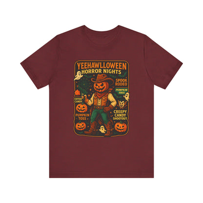Yeehawlloween Shirt – Western Rodeo Halloween Carnival Cowgirl Cowboy Tee