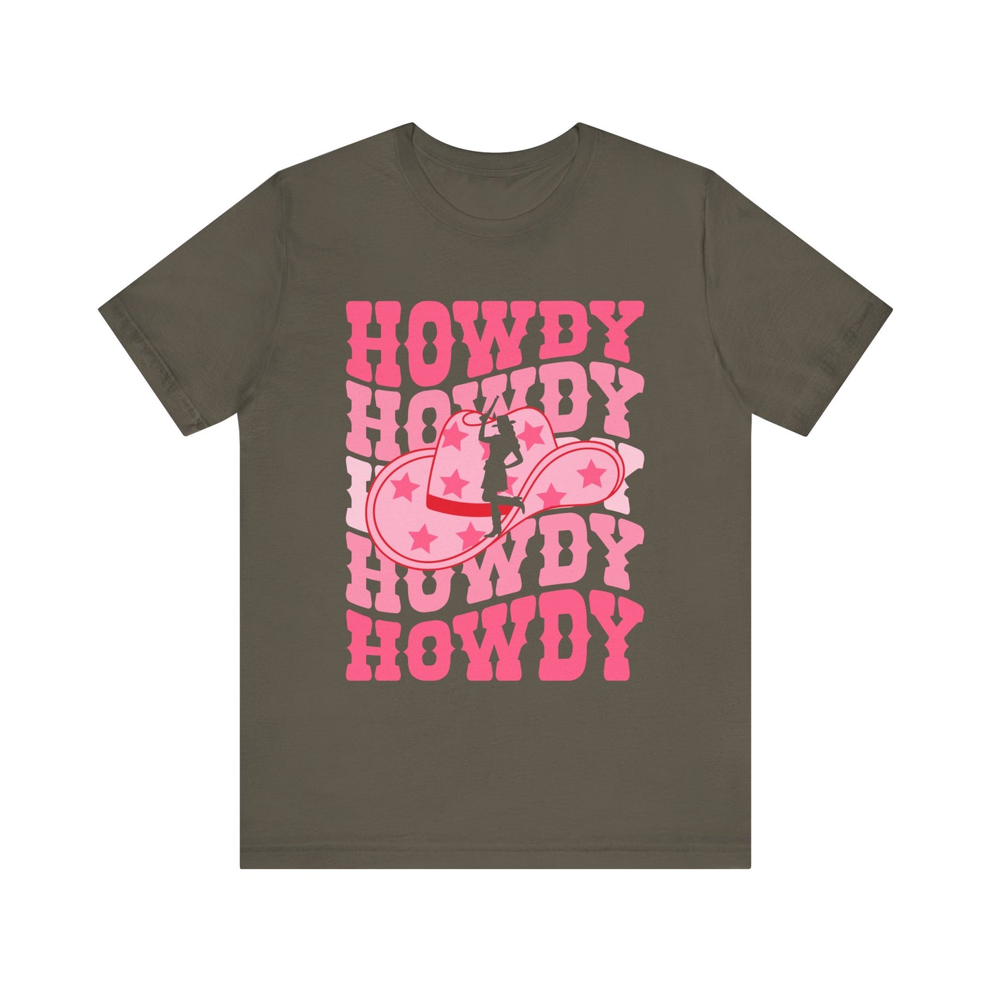 Howdy Pink Cowgirl Shirt – Disco Western Rodeo Country Girl Tee