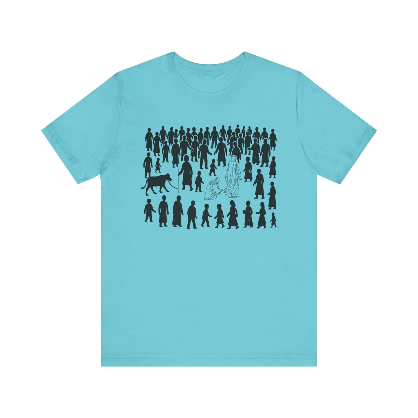 Jesus Pulling You from the Crowd Shirt – Christian Rescues Men Women Tee