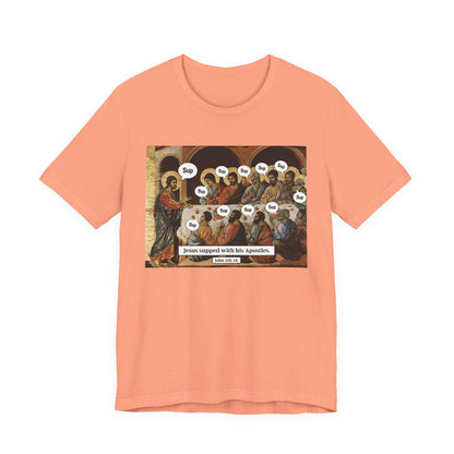 Sup with Jesus Shirt – Last Supper Meme Christian Apostles Funny Tee