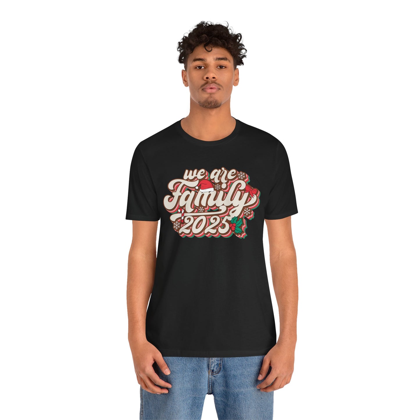 We Are Family Christmas Shirt – Retro Groovy 80s Matching Holiday Tee