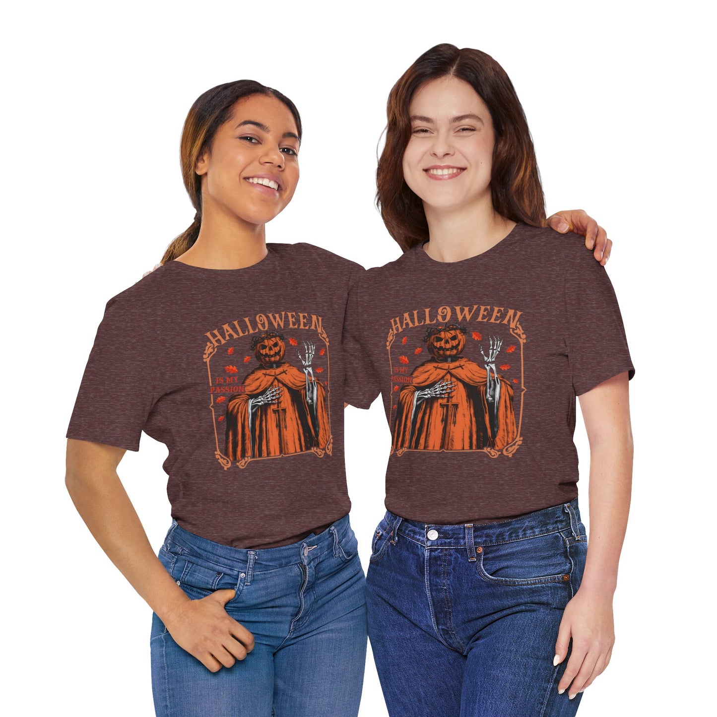 Halloween Is My Passion Jesus Cross Christian Jack O Lantern T-Shirt