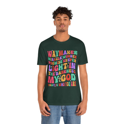 Waymaker Miracle Worker Shirt – Christian Worship My God Faith Tee