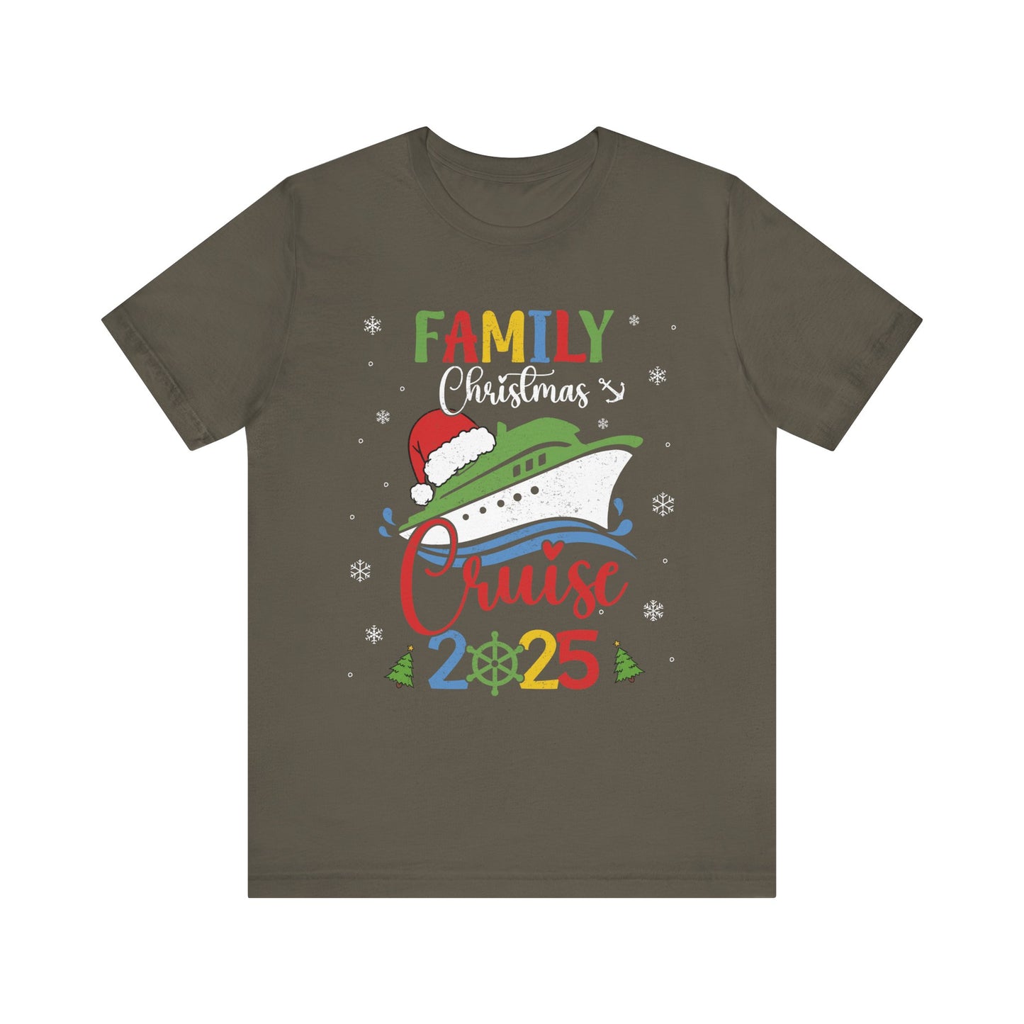 Family Christmas Cruise 2025 Shirt – Matching Cruisemas Family Vacation Tee, Holiday Boat Trip Outfit
