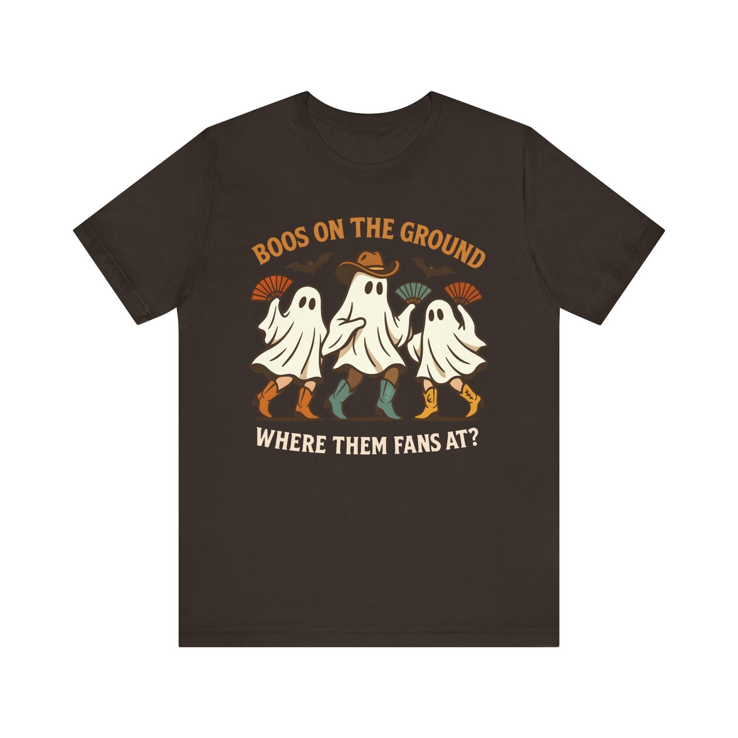 Boos on the Ground Shirt – Funny Western Cowgirl Ghost Squad Halloween Tee