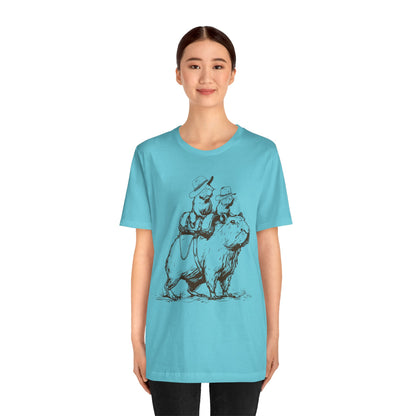 Vintage Rat Riding Capybara Shirt – Funny Western Cowboy Rodeo Tee