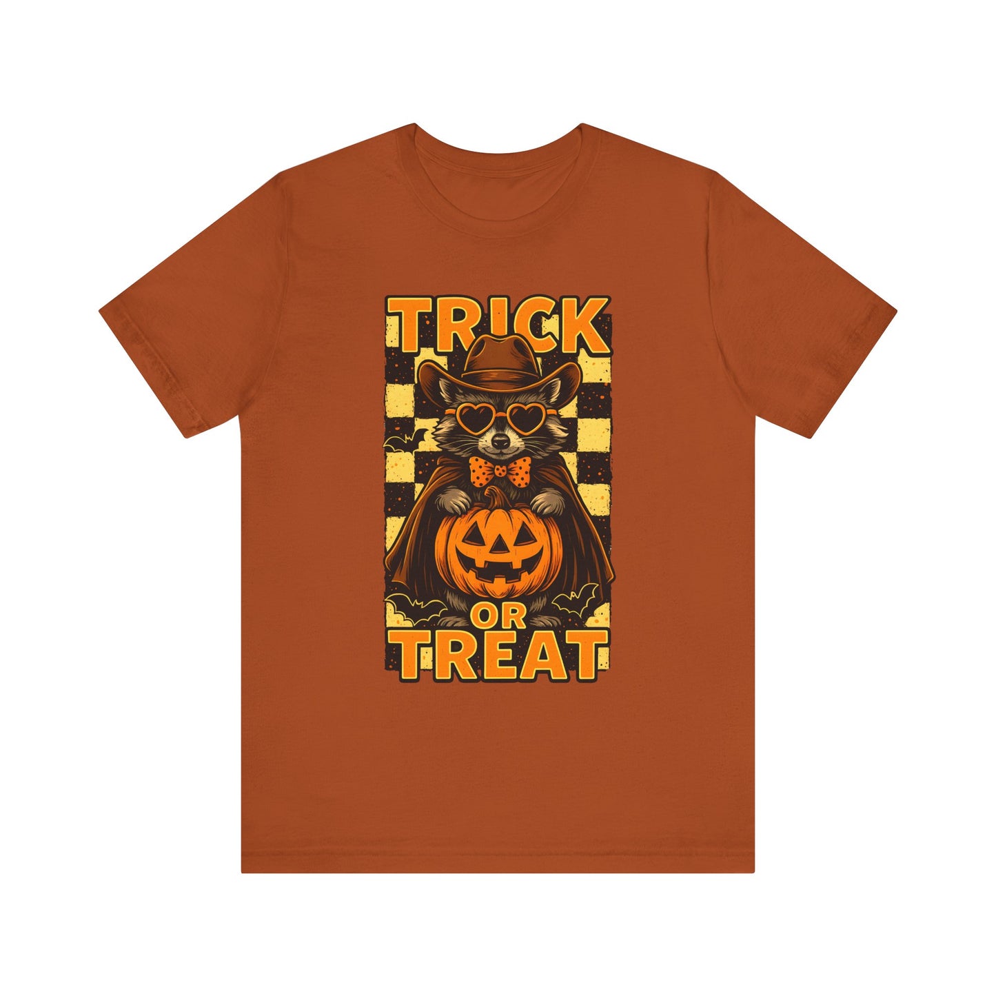 Trick or Treat Cowboy Raccoon Shirt – Cute Western Pumpkin Halloween Tee
