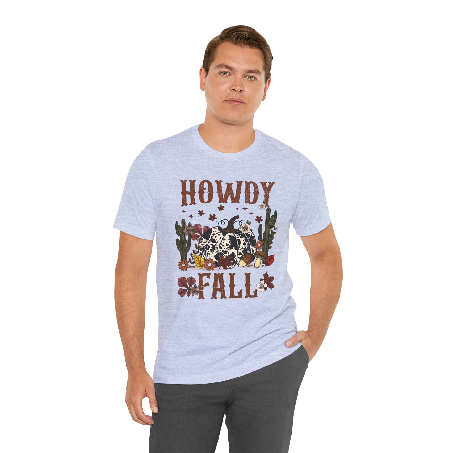 Retro Howdy Fall Shirt – Western Cowboy Pumpkin Country Thanksgiving Tee