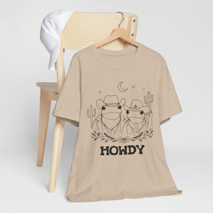 Howdy Frog Toad Couple Shirt – Cowboy Cowgirl Western Rodeo Cactus Tee