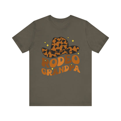 Western Rodeo Grandpa Shirt – Country Cowboy Birthday Matching Family Tee