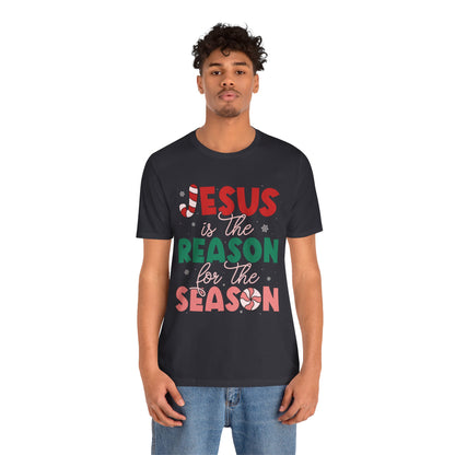 Retro Christmas Jesus Shirt – Christian “Reason for the Season” Faith Holiday Tee