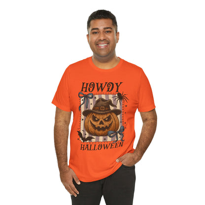 Howdy Halloween Shirt – Cute Coquette Pumpkin Western Fall Tee
