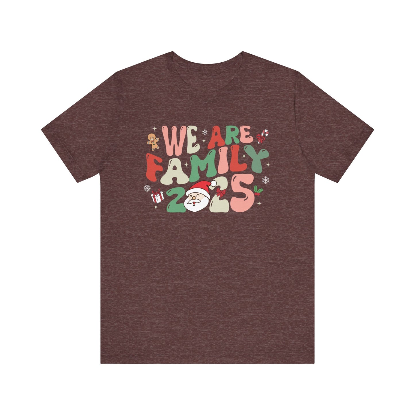 We Are Family 2025 Shirt – Santa & Christmas Tree Matching Family Holiday Tee