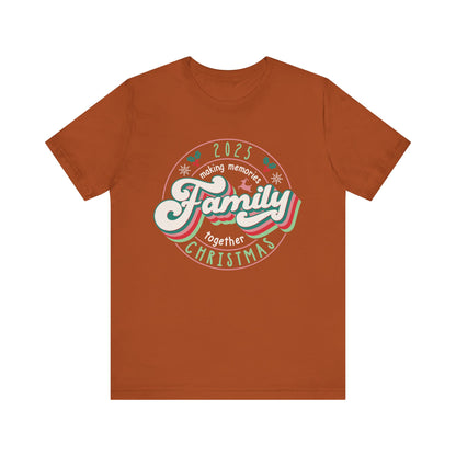 Retro Family Christmas 2025 Shirt – Vintage Matching Holiday Memories Tee