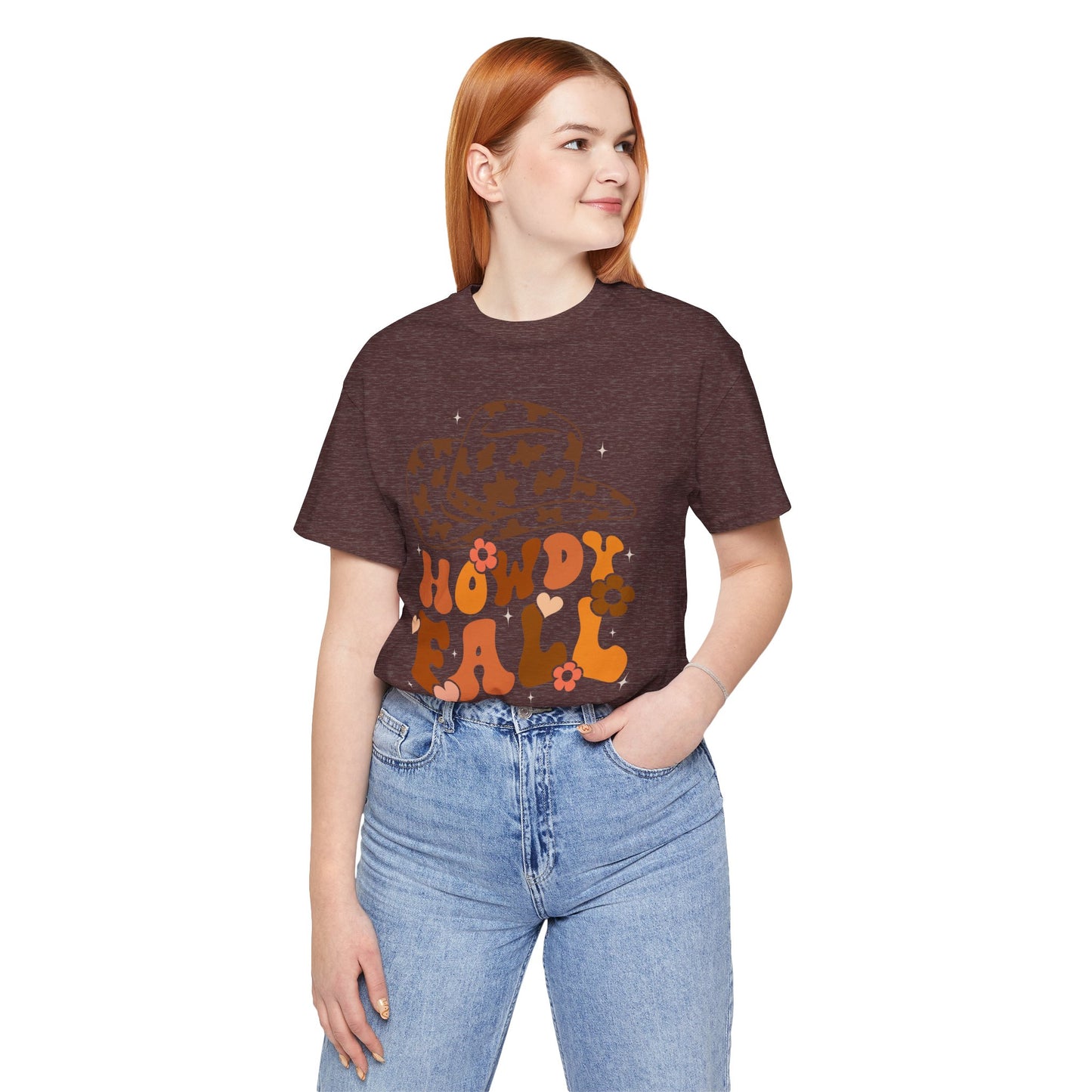 Retro Groovy Howdy Fall Shirt – Western Cowboy Pumpkin Thanksgiving Tee