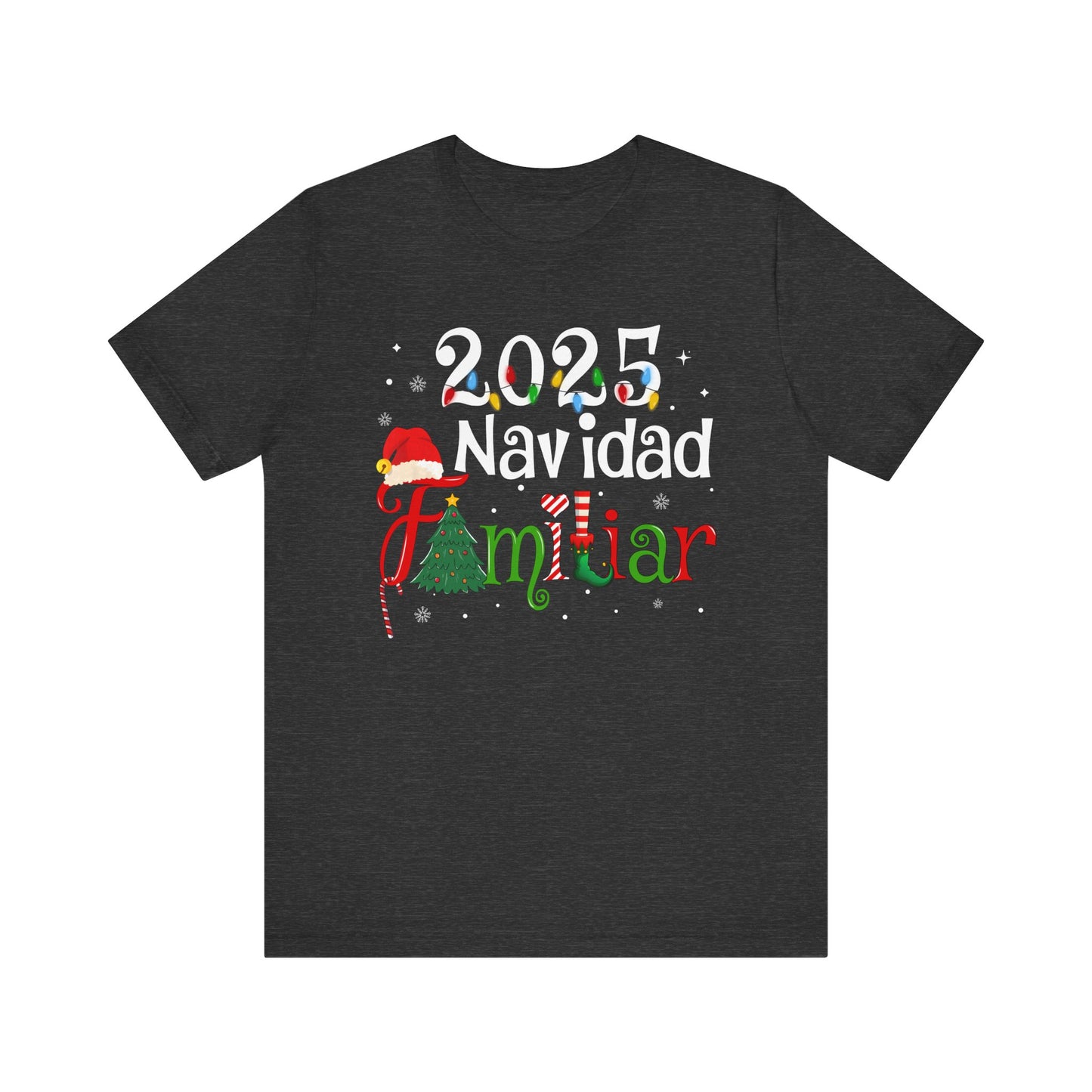 Navidad Familiar 2025 Shirt – Spanish Feliz Navidad Matching Holiday Tee