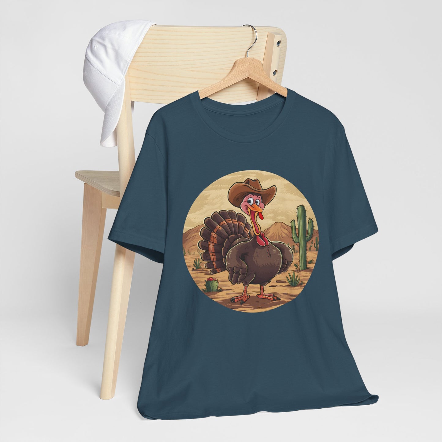 Western Thanksgiving Cowboy Turkey Shirt – Texas Desert Cowgirl Tee