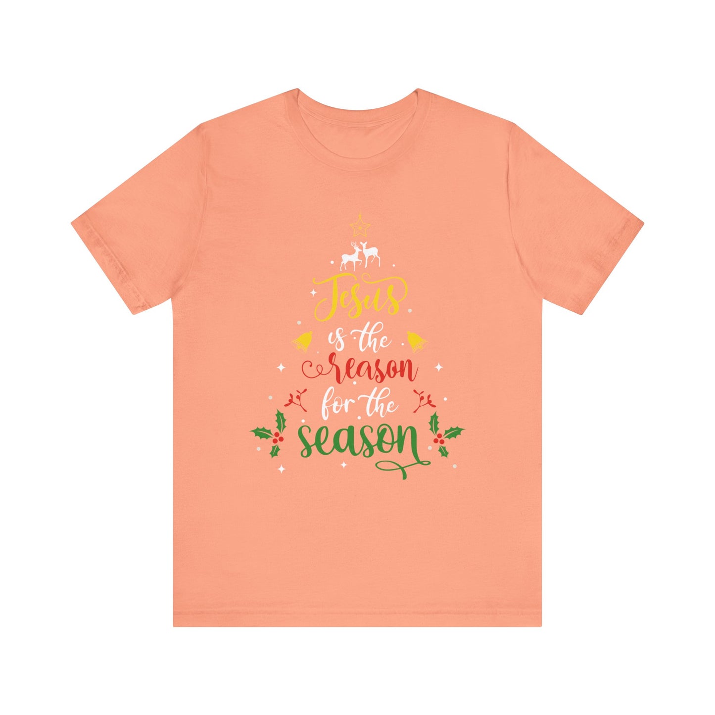 Jesus Is the Reason for the Season Shirt – Christian Christmas Tree Faith Tee