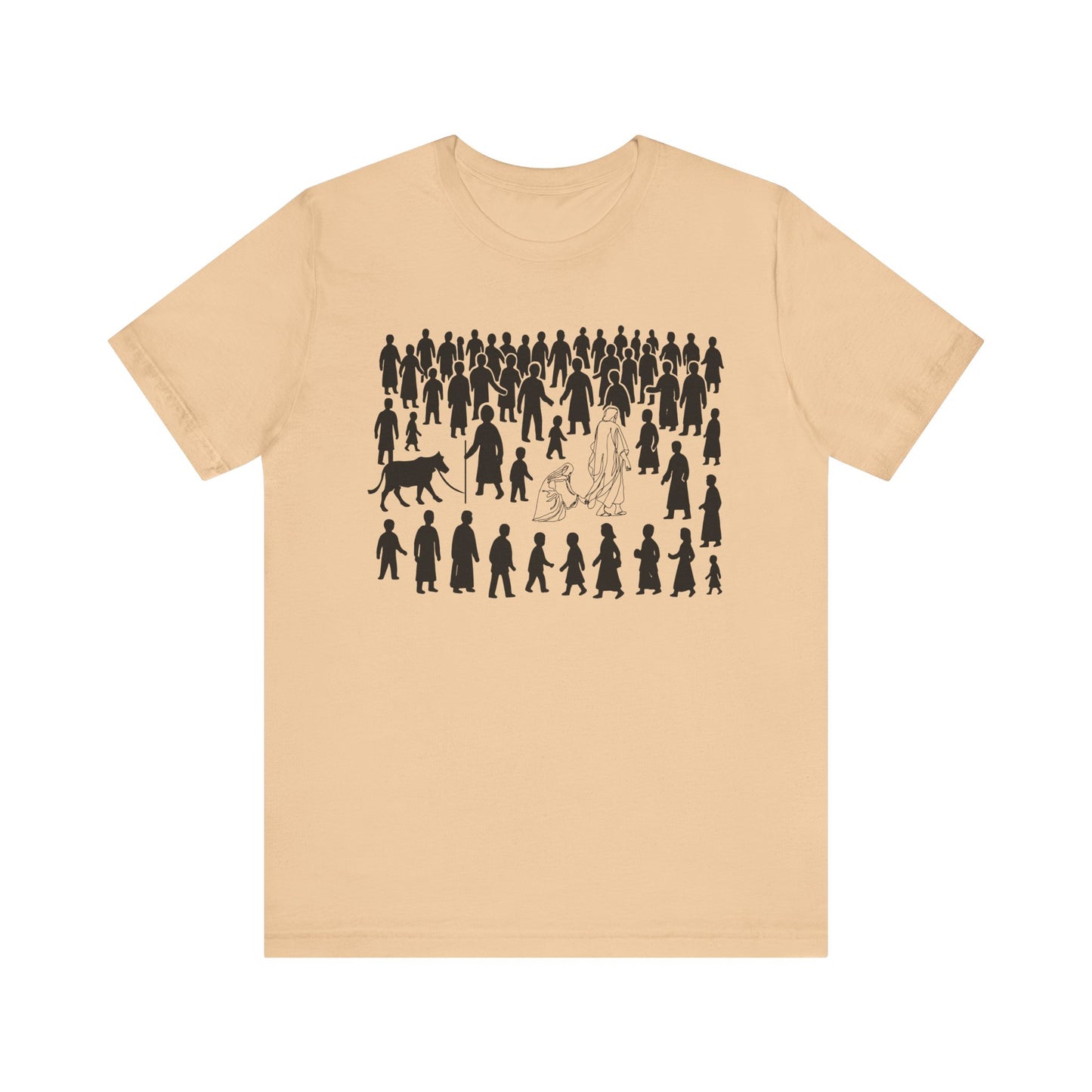 Jesus Pulling You from the Crowd Shirt – Christian Rescues Men Women Tee