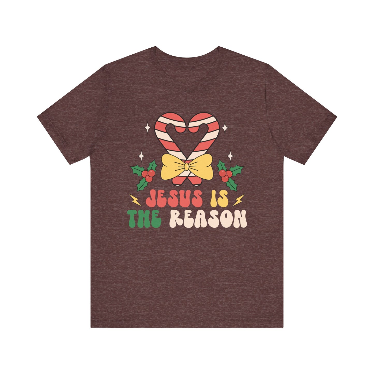 Candy Cane Jesus Shirt – Christian Christmas Pajama Tee, Holiday Faith Sleepwear