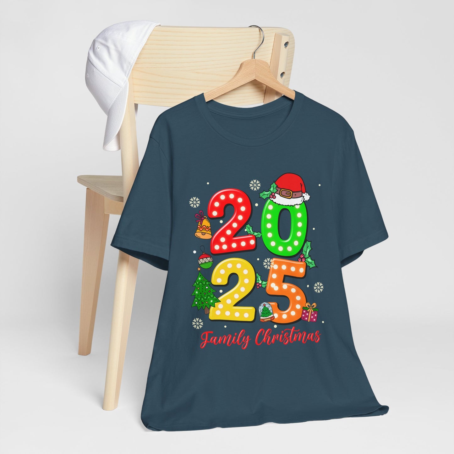 2025 Family Christmas Shirt – Cute Matching Holiday Lights Group Tee