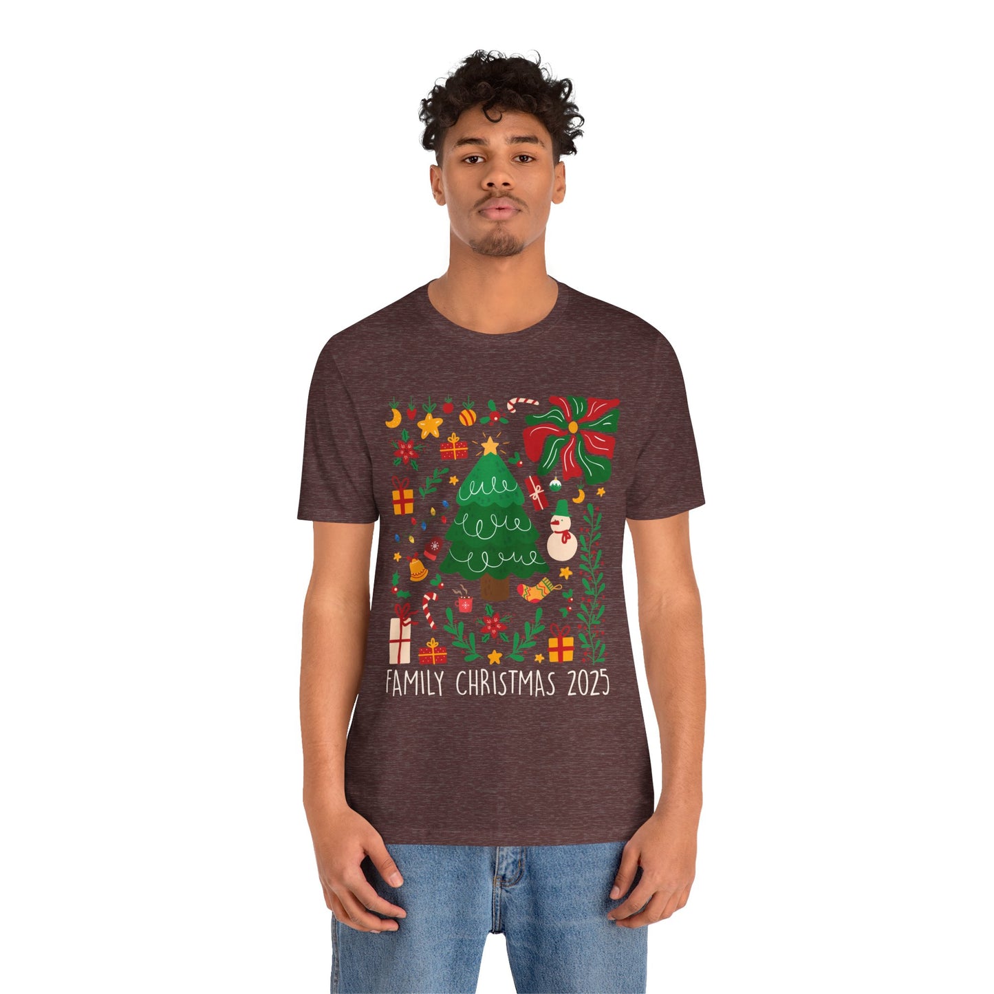 Family Christmas 2025 Shirt – Vintage Boho Holiday Family Group Shirt