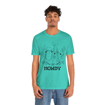 Howdy Frog Toad Couple Shirt – Cowboy Cowgirl Western Rodeo Cactus Tee