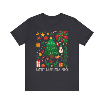 Family Christmas 2025 Shirt – Vintage Boho Holiday Family Group Shirt