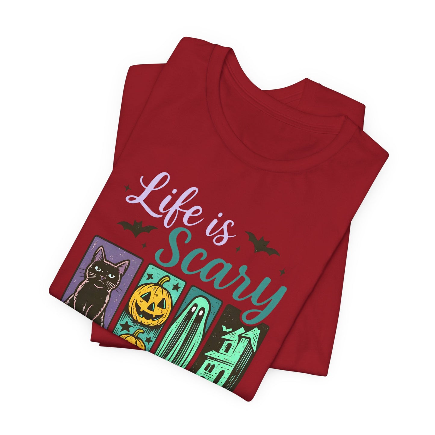 Life Is Scary Without Jesus Shirt – Christian Retro Halloween Faith Tee