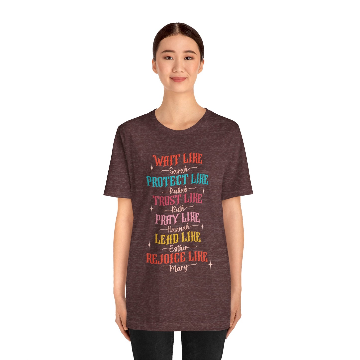 Women of the Bible Shirt – Empowering Christian Faith Scripture Graphic Tee