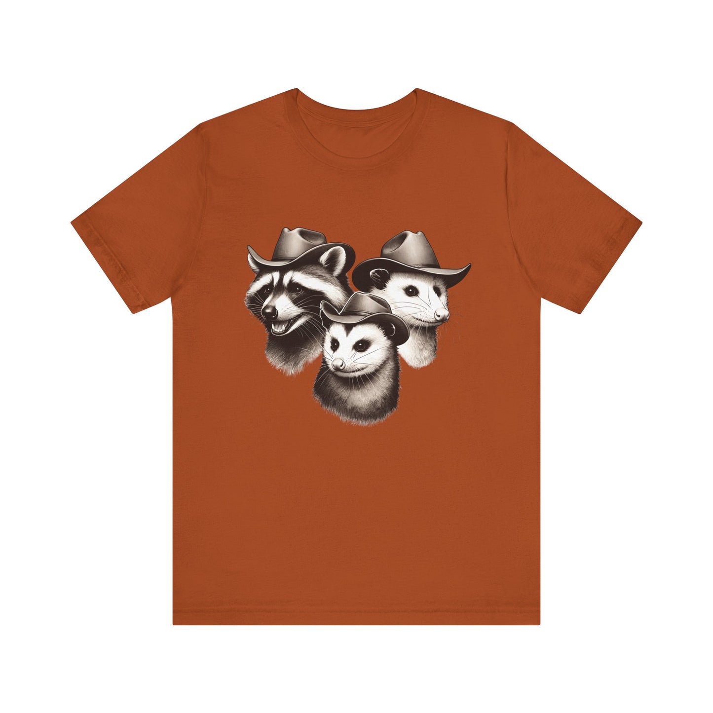 Cowboy Trash Trio Shirt – Opossum Raccoon Western Rodeo Funny Tee
