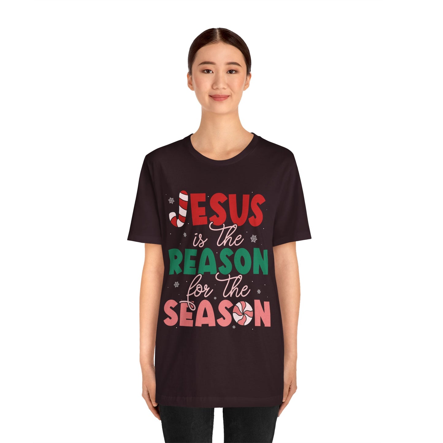 Retro Christmas Jesus Shirt – Christian “Reason for the Season” Faith Holiday Tee